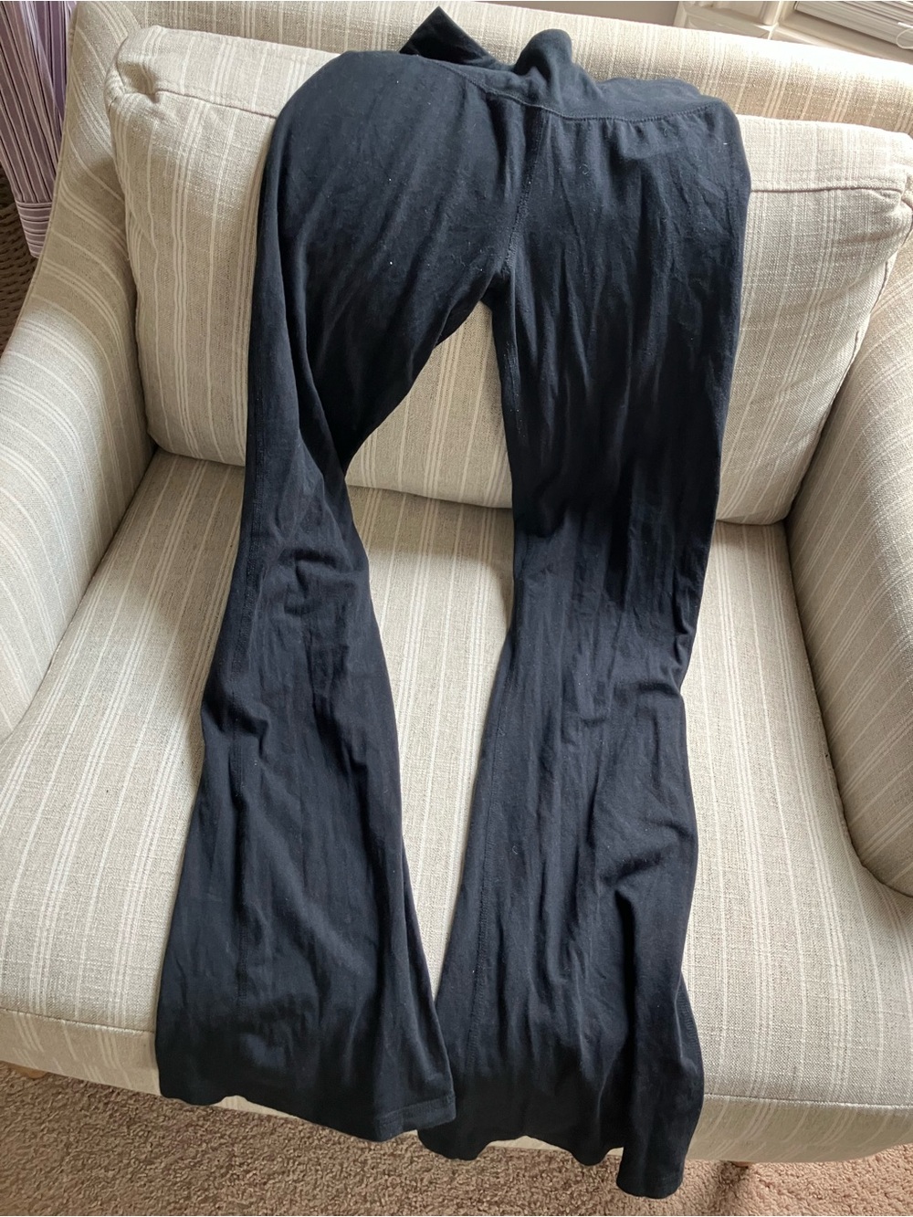 abercrombie kids Black Flared leggings - girls
